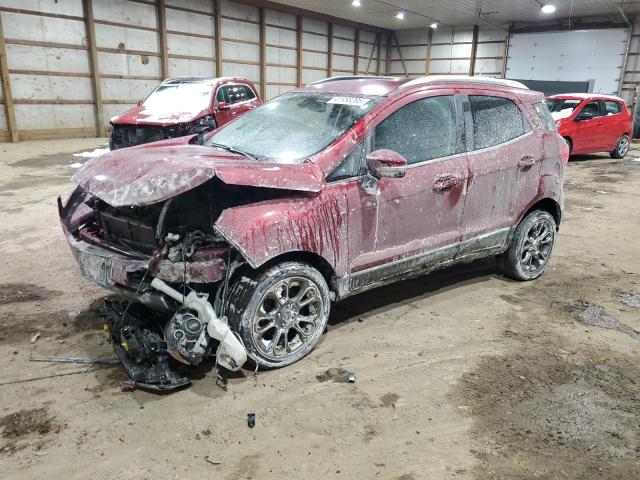 FORD ECOSPORT T 2018 burgundy  gas MAJ6P1WL8JC159545 photo #1