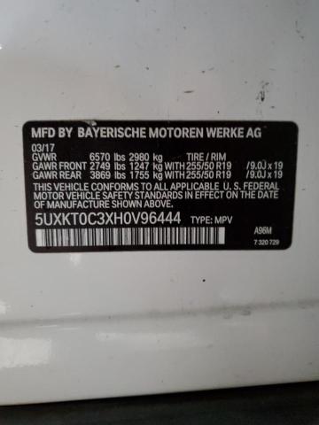 2017 BMW X5 XDR40E 5UXKT0C3XH0V96444