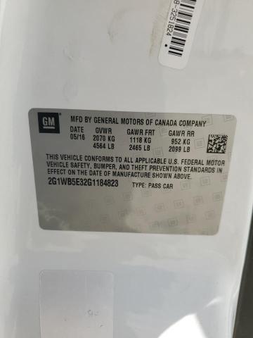 2016 CHEVROLET IMPALA LIM - 2G1WB5E32G1184823