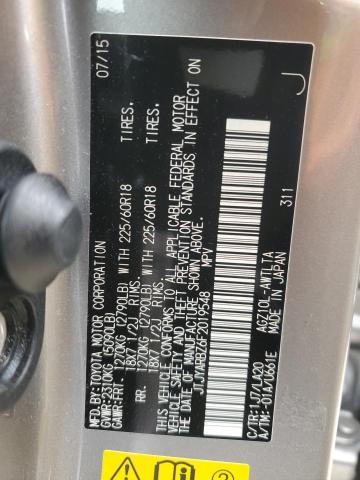 2015 LEXUS NX 200T JTJYARBZ6F2019548