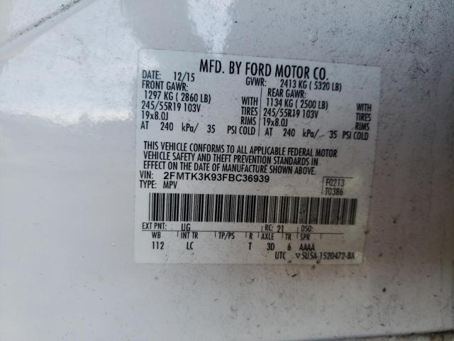 2015 FORD EDGE TITAN - 2FMTK3K93FBC36939