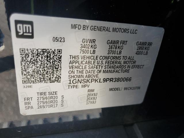 2023 CHEVROLET TAHOE K150 - 1GNSKPKL9PR380066
