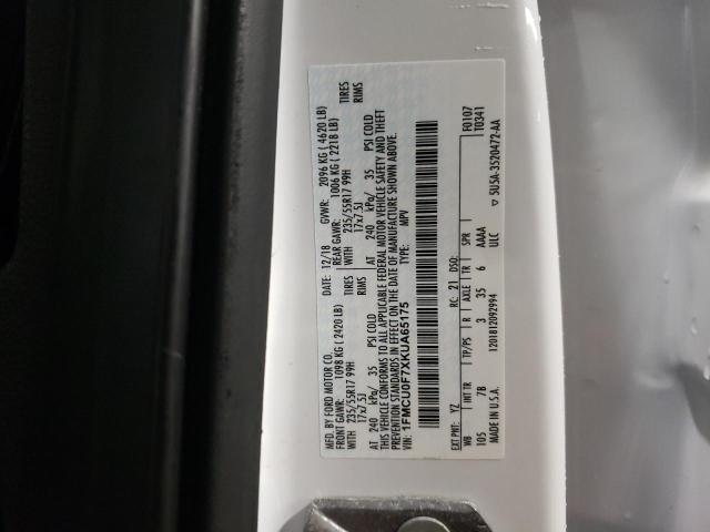 2019 FORD ESCAPE S - 1FMCU0F7XKUA65175