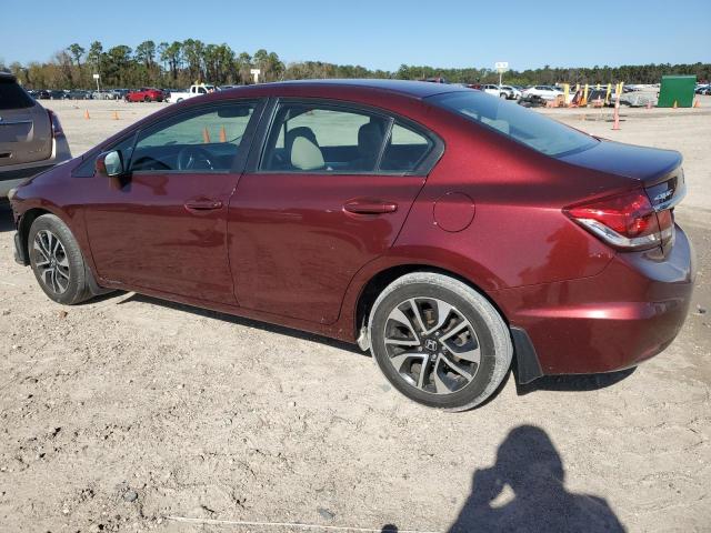 HONDA CIVIC EX 2015 burgundy  gas 19XFB2F81FE010548 photo #3