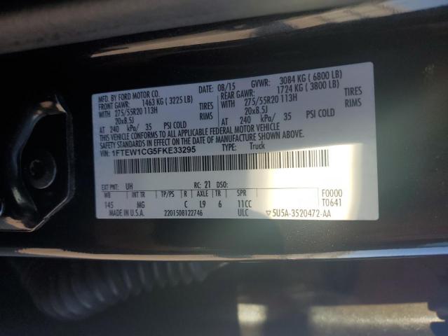 2015 FORD F150 SUPER - 1FTEW1CG5FKE33295