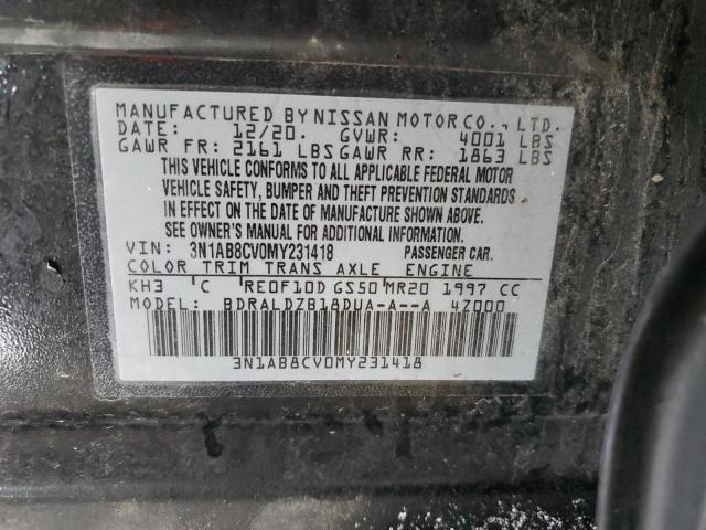 2021 NISSAN SENTRA SV - 3N1AB8CV0MY231418