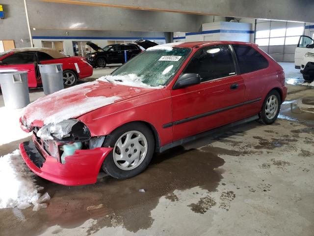 HONDA CIVIC DX 1998 red  gas 2HGEJ6441WH115523 photo #1