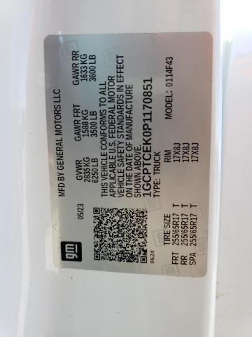 2023 CHEVROLET COLORADO L - 1GCPTCEK0P1170851