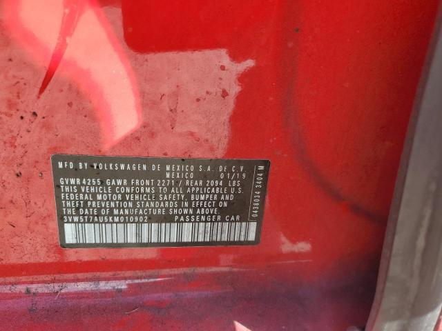 2019 VOLKSWAGEN GTI S 3VW5T7AU5KM010902