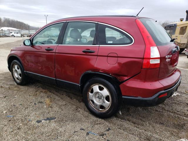 HONDA CR-V LX 2009 burgundy  gas 5J6RE48329L040956 photo #3