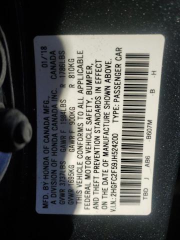 2018 HONDA CIVIC LX - 2HGFC2F59JH524200