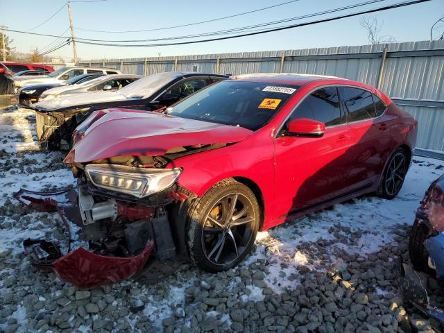 ACURA TLX TECH 2018 red  gas 19UUB1F57JA000899 photo #1