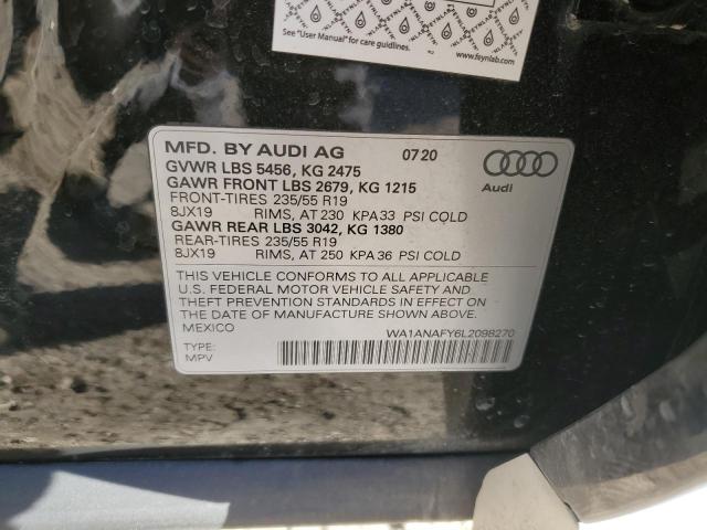 2020 AUDI Q5 PREMIUM - WA1ANAFY6L2098270