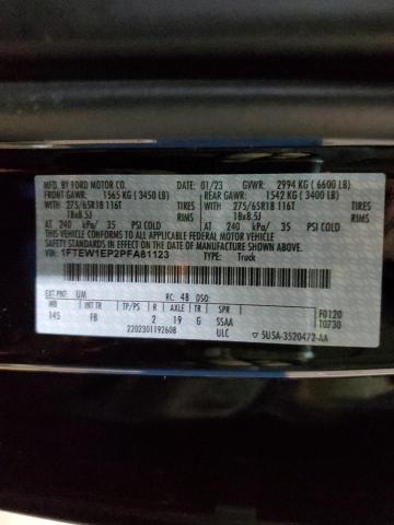 2023 FORD F150 SUPER - 1FTEW1EP2PFA81123