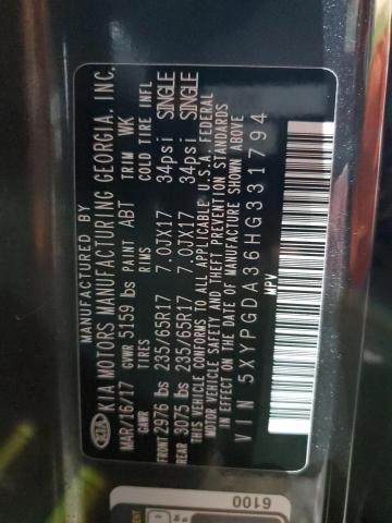 2017 KIA SORENTO LX - 5XYPGDA36HG331794