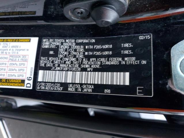 2015 LEXUS GX 460 - JTJBM7FX8F5108238