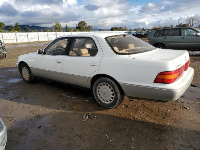 LEXUS LS 400 1991 white  gas JT8UF11E8M0085206 photo #3