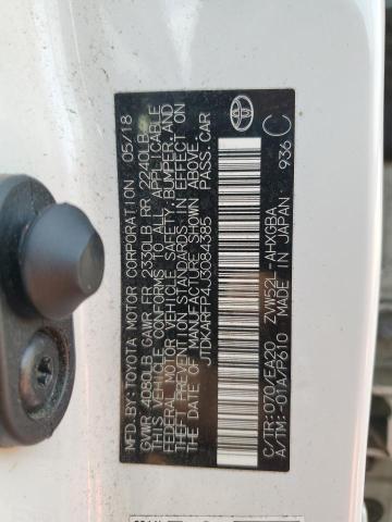 2018 TOYOTA PRIUS PRIM - JTDKARFP4J3084385