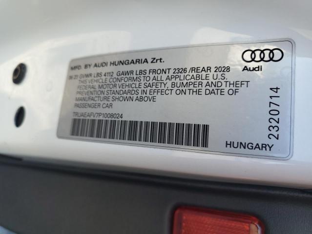 2023 AUDI TT TRUAEAFV7P1008024