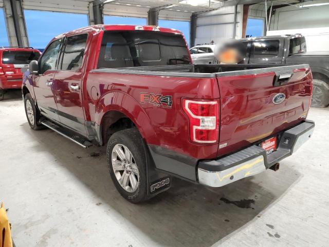 FORD F150 SUPER 2018 red  gas 1FTEW1EG9JKE58545 photo #3