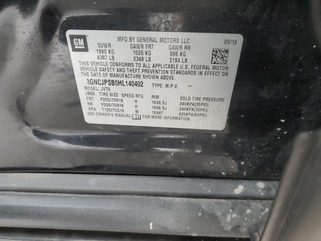 2017 CHEVROLET TRAX 1LT - 3GNCJPSB0HL140492