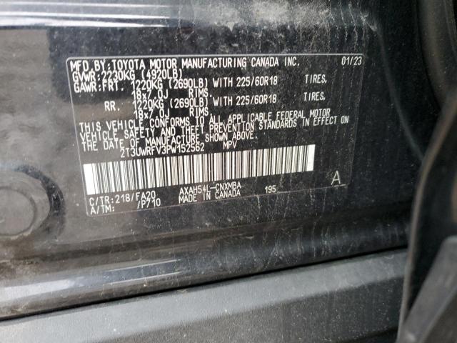 2023 TOYOTA RAV4 WOODL 2T3UWRFV3PW152562