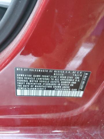 2016 VOLKSWAGEN JETTA S - 3VW267AJ0GM259017