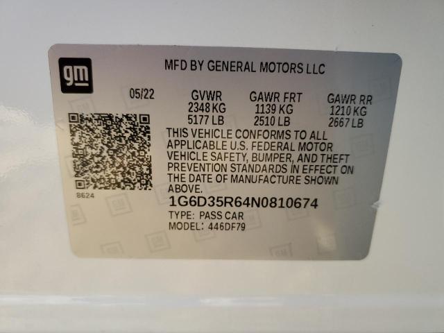 2022 CADILLAC CT5-V BLAC - 1G6D35R64N0810674