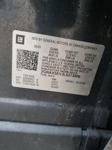 2020 CHEVROLET EQUINOX LS 2GNAXSEV3L6273906