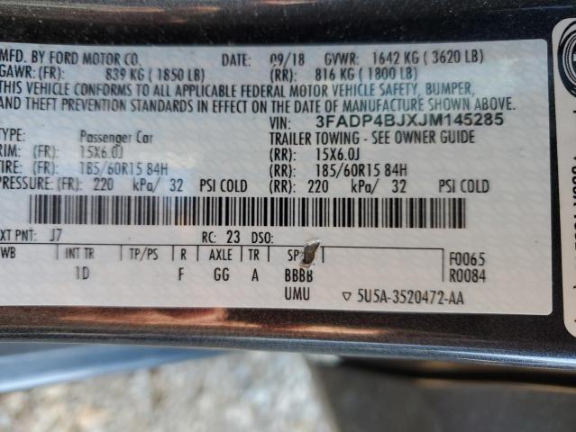2018 FORD FIESTA SE - 3FADP4BJXJM145285