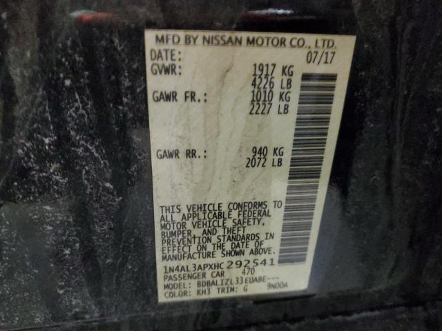 2017 NISSAN ALTIMA 2.5 1N4AL3APXHC292541