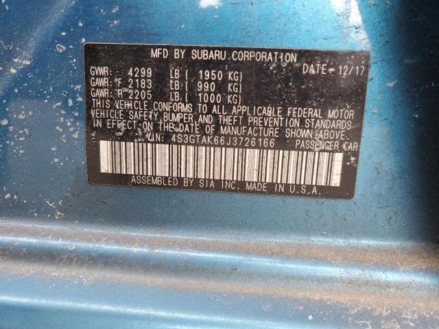 2018 SUBARU IMPREZA SP 4S3GTAK66J3726166