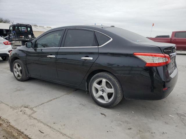 NISSAN SENTRA S 2014 black sedan 4d gas 3N1AB7AP4EL637263 photo #3