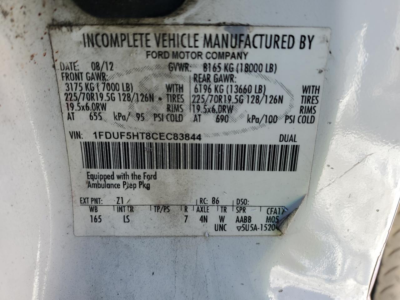 FORD F-550 SUPER DUTY