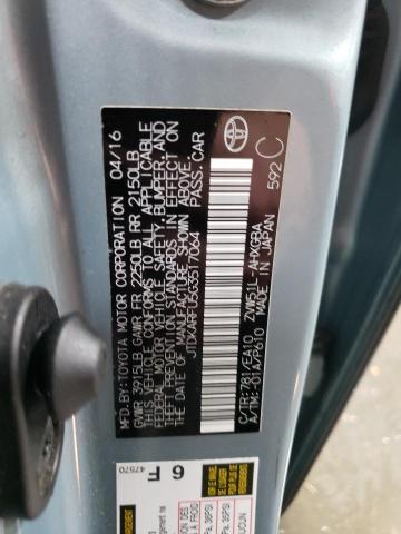2016 TOYOTA PRIUS - JTDKARFU5G3517064