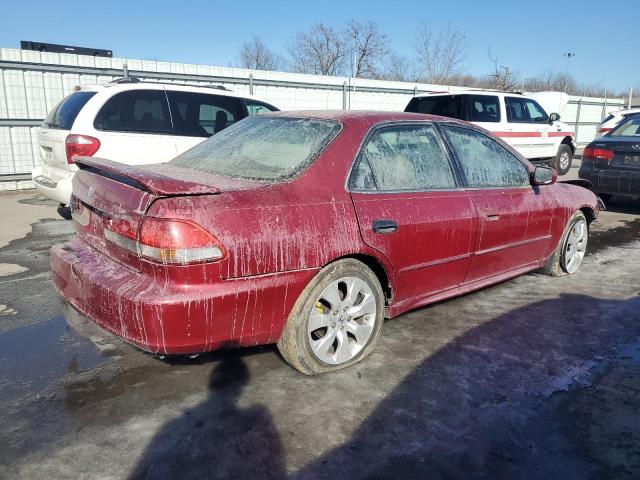 HONDA ACCORD EX 2001 burgundy  gas 1HGCG16551A077462 photo #4