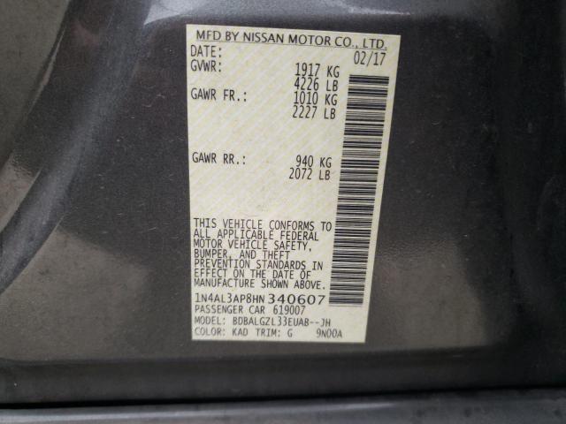 2017 NISSAN ALTIMA 2.5 - 1N4AL3AP8HN340607