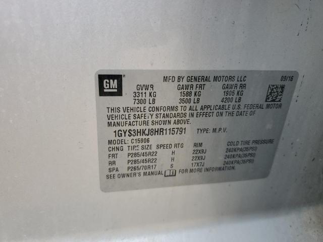 2017 CADILLAC ESCALADE E - 1GYS3HKJ8HR115791