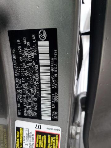 2021 LEXUS ES 250 BAS 58AD11D14MU003283