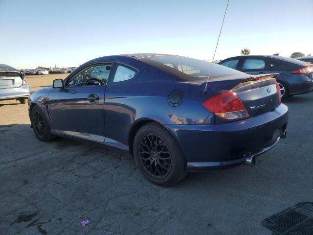 HYUNDAI TIBURON 2006 blue  gas KMHHM65D06U228731 photo #3