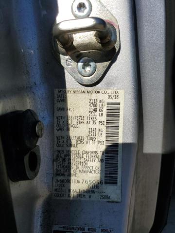 2018 NISSAN FRONTIER S - 1N6BD0CT8JN765056