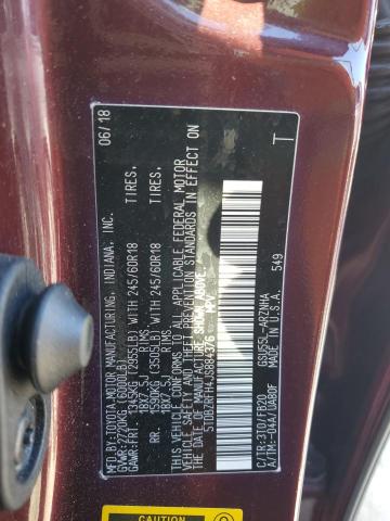 2018 TOYOTA HIGHLANDER - 5TDBZRFH4JS884376