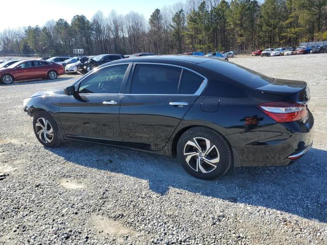 HONDA ACCORD LX 2016 black  gas 1HGCR2F35GA226055 photo #3