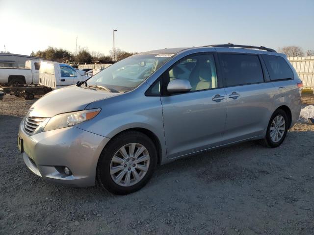 TOYOTA SIENNA XLE 2012 silver  gas 5TDDK3DC0CS042896 photo #1