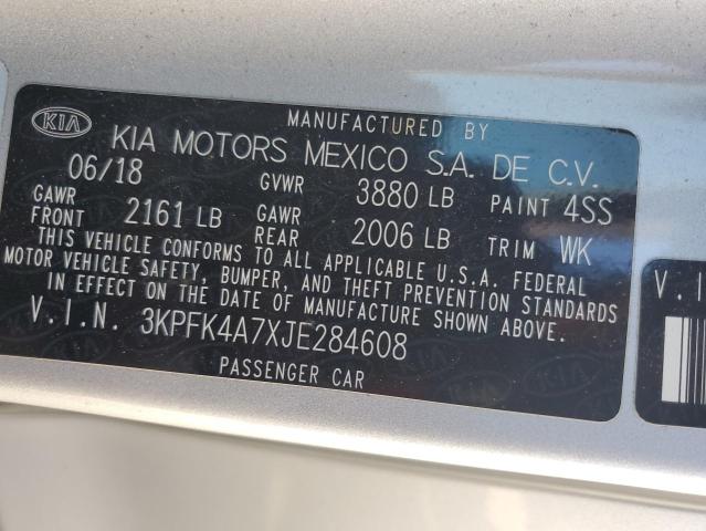 2018 KIA FORTE LX - 3KPFK4A7XJE284608