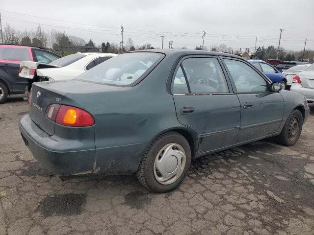 TOYOTA COROLLA VE 2000 green  gas 1NXBR12E5YZ390364 photo #4