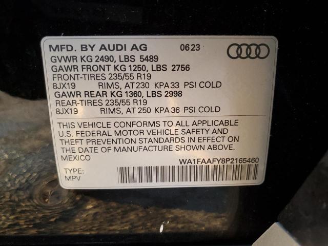 2023 AUDI Q5 PRESTIG WA1FAAFY8P2165460
