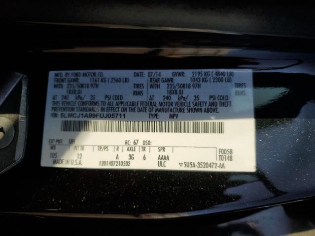 2015 LINCOLN MKC 5LMCJ1A99FUJ05711