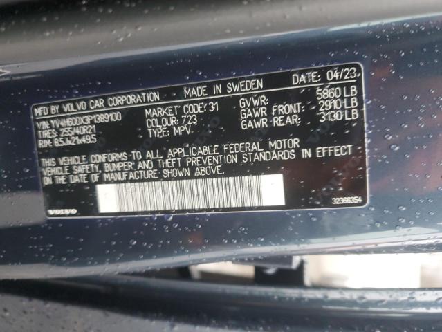 2023 VOLVO XC60 ULTIM - YV4H60DX3P1389100