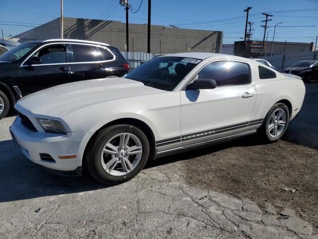 FORD MUSTANG 2012 white  gas 1ZVBP8AM7C5267970 photo #1